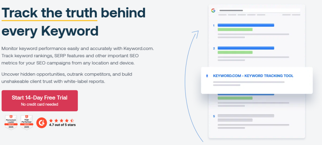 Best Search engine keyword tracker