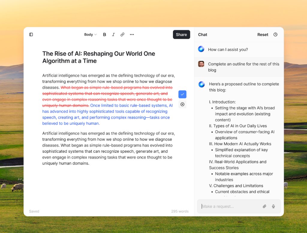 Linkedin ai writing assistant